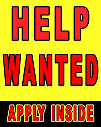 Image result for help wanted sign window