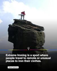 Image result for extreme ironing