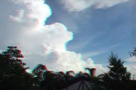 Image result for anaglyph clouds