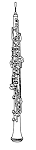 Oboe coloring page
