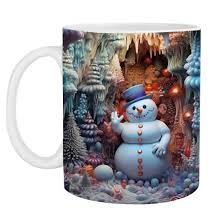 Image result for Кружка узор снеговики