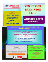 Image result for Racqueteers Junior Badminton Club
