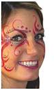 This fairy face makeup will