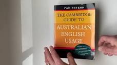 The Cambridge Guide to Australian English Usage, by Pam Peters ...