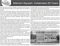 Image result for Malvern Squash Rackets Club