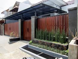 10 Ide Desain Pagar Depan Rumah Minimalis