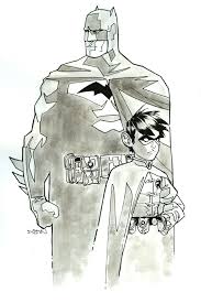 Dustin Nguyen - Batman \u0026amp; Robin//Dustin Nguyen/N/ Comic Art ... - Dark_Knight__Boy_Wonder