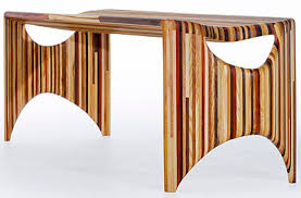 Contemporary fruniture design by John Dufficy. Multi hard wood bench finished with a clear oil colors are the natural colors of the wood, 59″L x 15.5″W x ... - contemporary-fruniture-design-john-dufficy-2