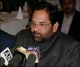 leader Mukhtar Abbas Naqvi