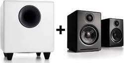 Amazon.com: Audioengine A2+ Plus Black Wireless Bluetooth Speakers ...