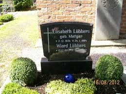 Grab von Elisabeth Lübbers (geb. Metger) (02.12.1924-24.01.1984 ...