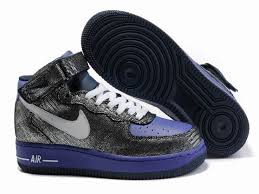 Womens Nike Air Force 1 25th High Shoes Black White [6558 ...