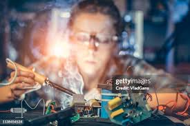 Image result for woman soldering