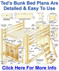 plans for constructing bunk beds | Woodworking Basic Designs