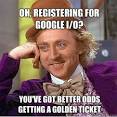 oh registering for google io