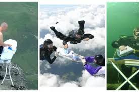 Image result for extreme ironing