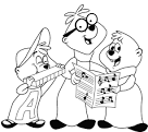 Alvin and the Chipmunks Coloring Pages