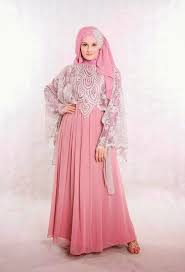 Contoh Model Baju Pesta Muslim Terbaru 2015. CANTIK!
