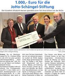 Koblenzer Künstlerin Elisabeth Hansen spen-dete für JoHo-Schänge-Stiftung von OB Hofmann-Göttig - ba-28.1.2012-S.-30-SchängelstiftungShowDoc