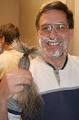 Gary Weddle of East Wenatchee, Wash., shaved Sunday night. - Shavex-inset-community