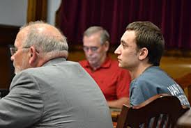 Jeremy Neeley (right) and his attorney, W. Edward Hatcher, listen during Thursday\u0026#39;s competency hearing in Van Wert County Common Pleas Court. - CP-Court-6-9-11-Neeley
