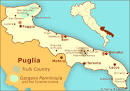 Puglia Map - Cities to Visit in Puglia