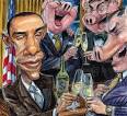 Obama and his wife are as