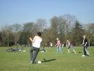 Bikes and baseball, Victoria Park, Leamington Spa - via Daymix