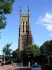 SD6627 : St Philips church steeple Blackburn - via Daymix
