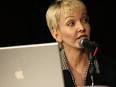 Jane Hamsher speaks on a panel