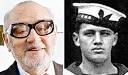 Sea lover: Sammy Ofer served in the Royal Navy, right, before going into ...