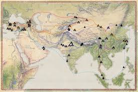 Image result for silk road map