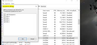 Image result for setting cpu affinity