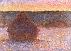Image result for Monet haystacks