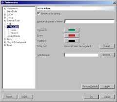 Image result for eclipse preference dialog