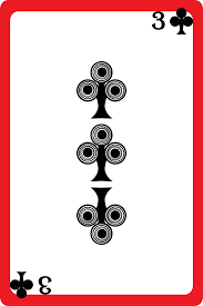 Image result for Three Of Clubs