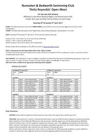 Image result for Nuneaton & Bedworth Swimming Club