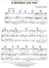 Look inside A Moment Like This - Sheet Music Plus