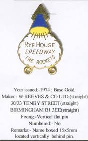 Image result for Rye House Rockets Speedway Club