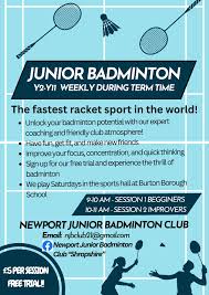 Image result for Silverleigh Junior Badminton Club
