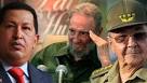 Chávez, Fidel y Raúl Castro