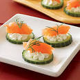 Northwest Salmon Canapés Recipe | MyRecipes.