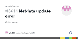 Netdata update error · Issue #6614 · netdata/netdata · GitHub