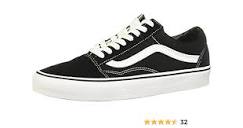 Amazon.com | Vans - U Old Skool Shoes in Black/White, Size: 7 D(M ...