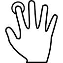 Hand, Hand Outline, Fingerprint Scan, Fingerprint, Finger, fingers ...