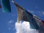 prayer flags blowing in the - via Daymix