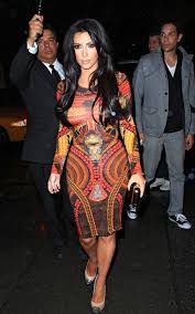 the amazing Kim kardashian dress