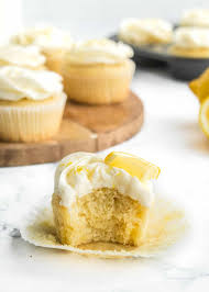 Image result for lemon cupcake