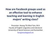How I have used FBGroups to enhance teaching and learning in my ...