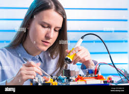 Image result for woman soldering